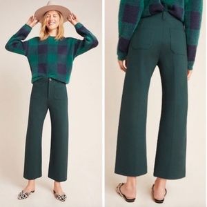 Anthropologie | Courtney Cropped Wide-leg Pants 12